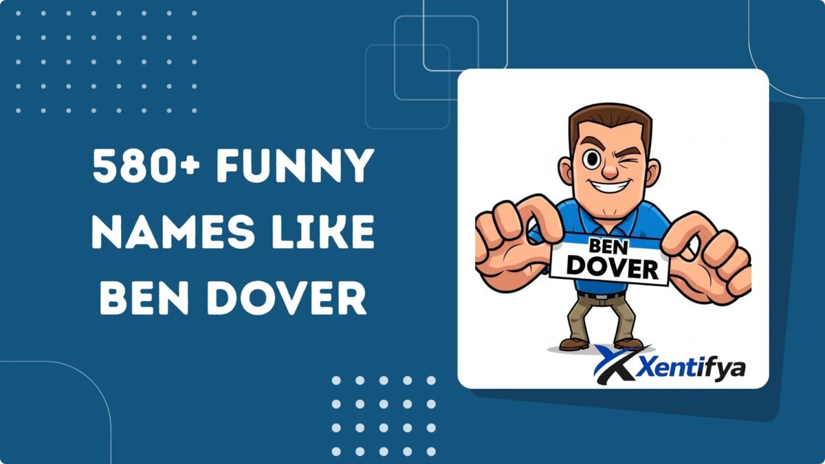 funny names like ben dover clean