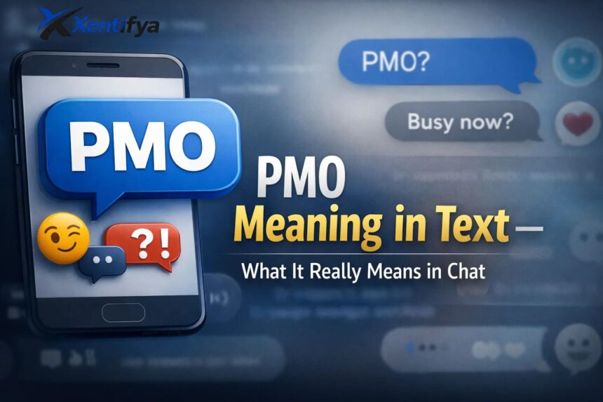 what does pmo mean in text